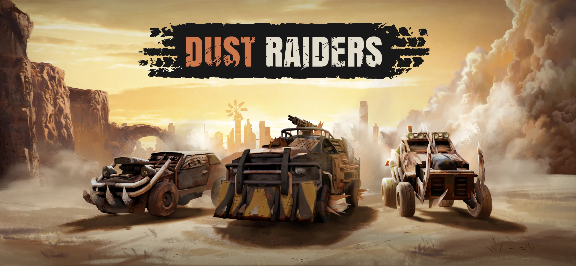 Dust Raiders - Obálka - Dust Raiders madmaxkáry