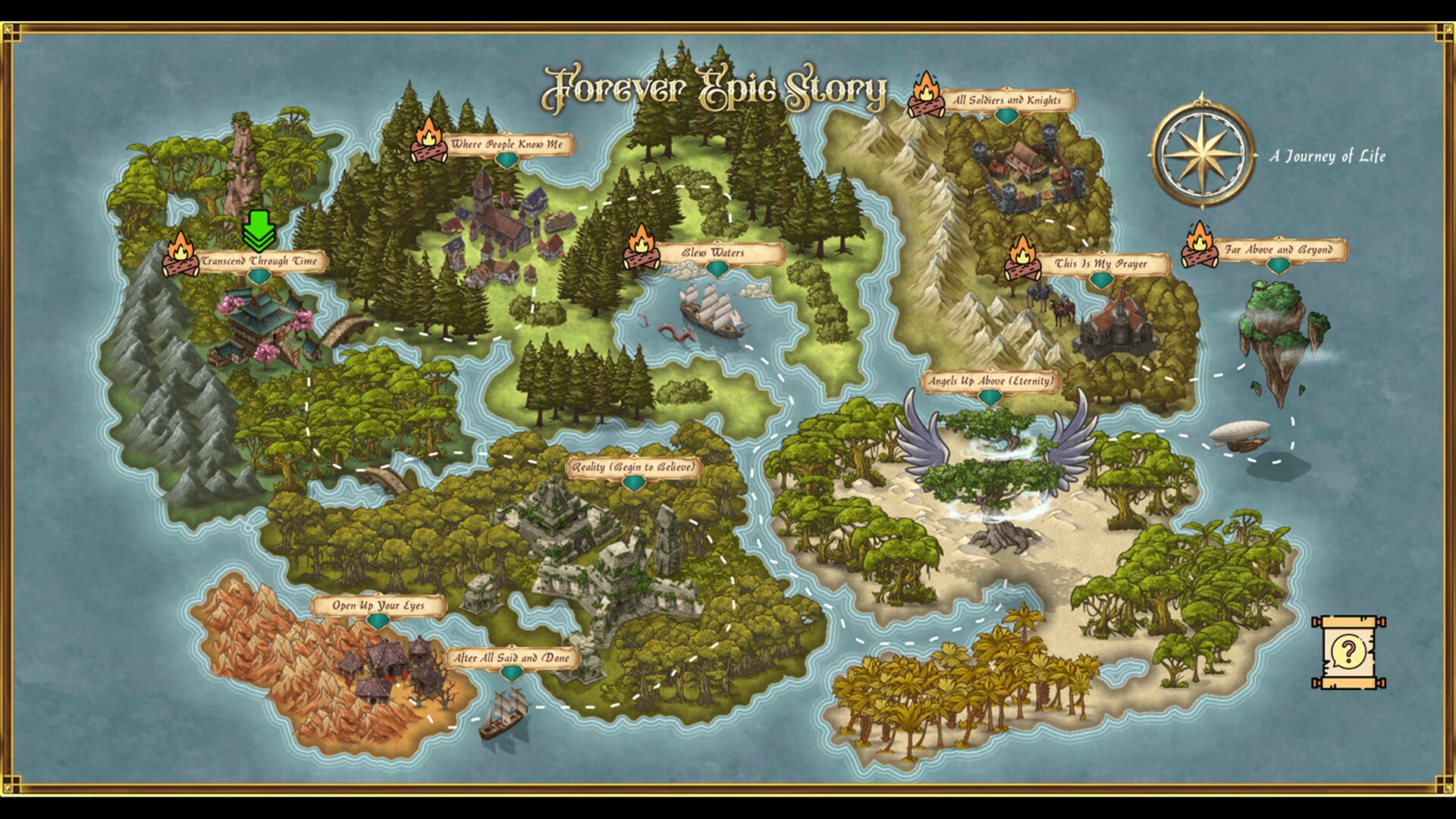 Forever Epic Story: A Journey of Life [Music Album] - Forever Epic Story: A Journey of Life [Music Album] "herná mapa"