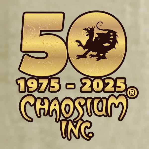 Chaosium 50. výročie - Logo
