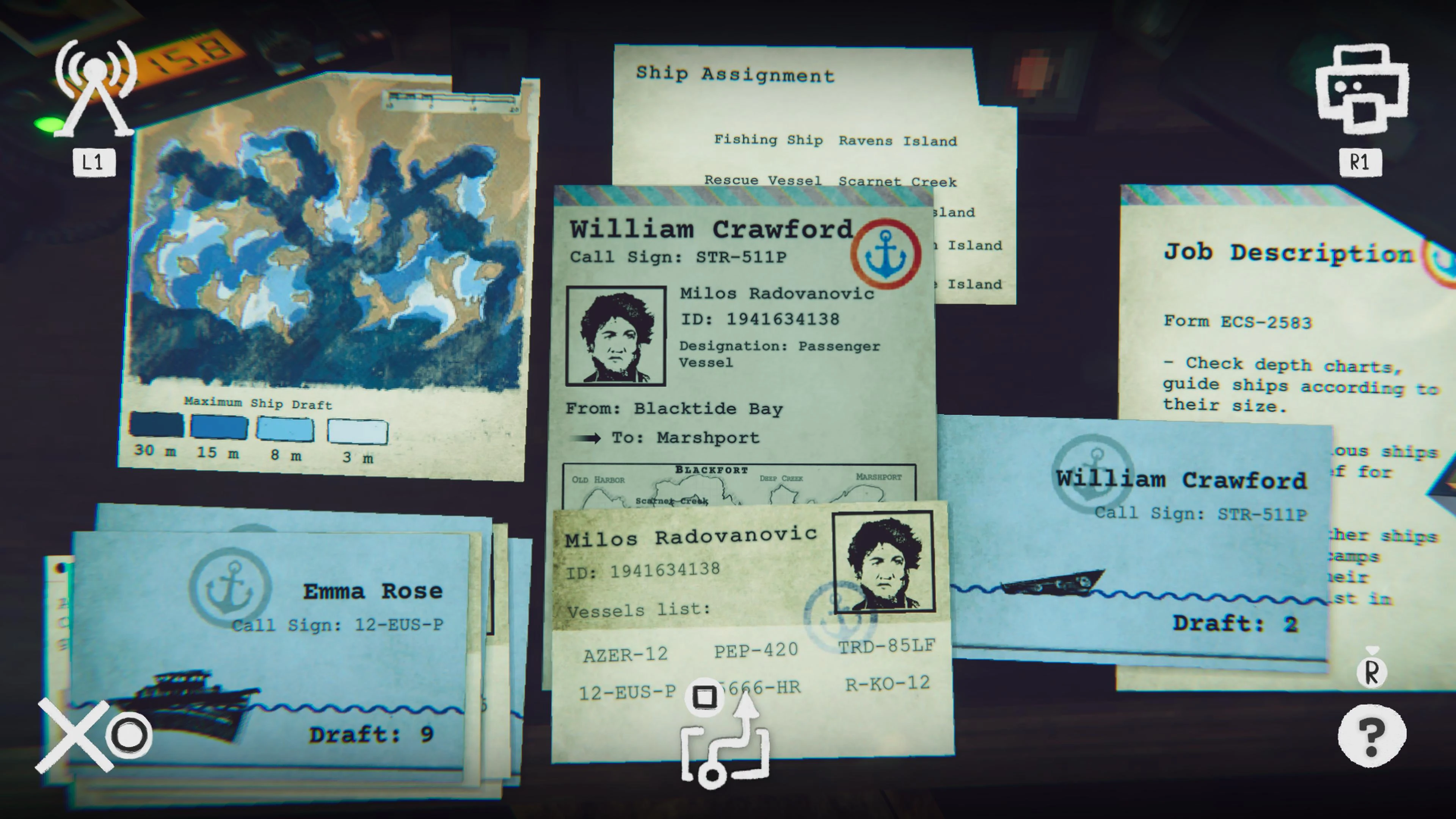 A späť k práci - preveriť dokumenty lodí, prejsť ich požiadavky... 