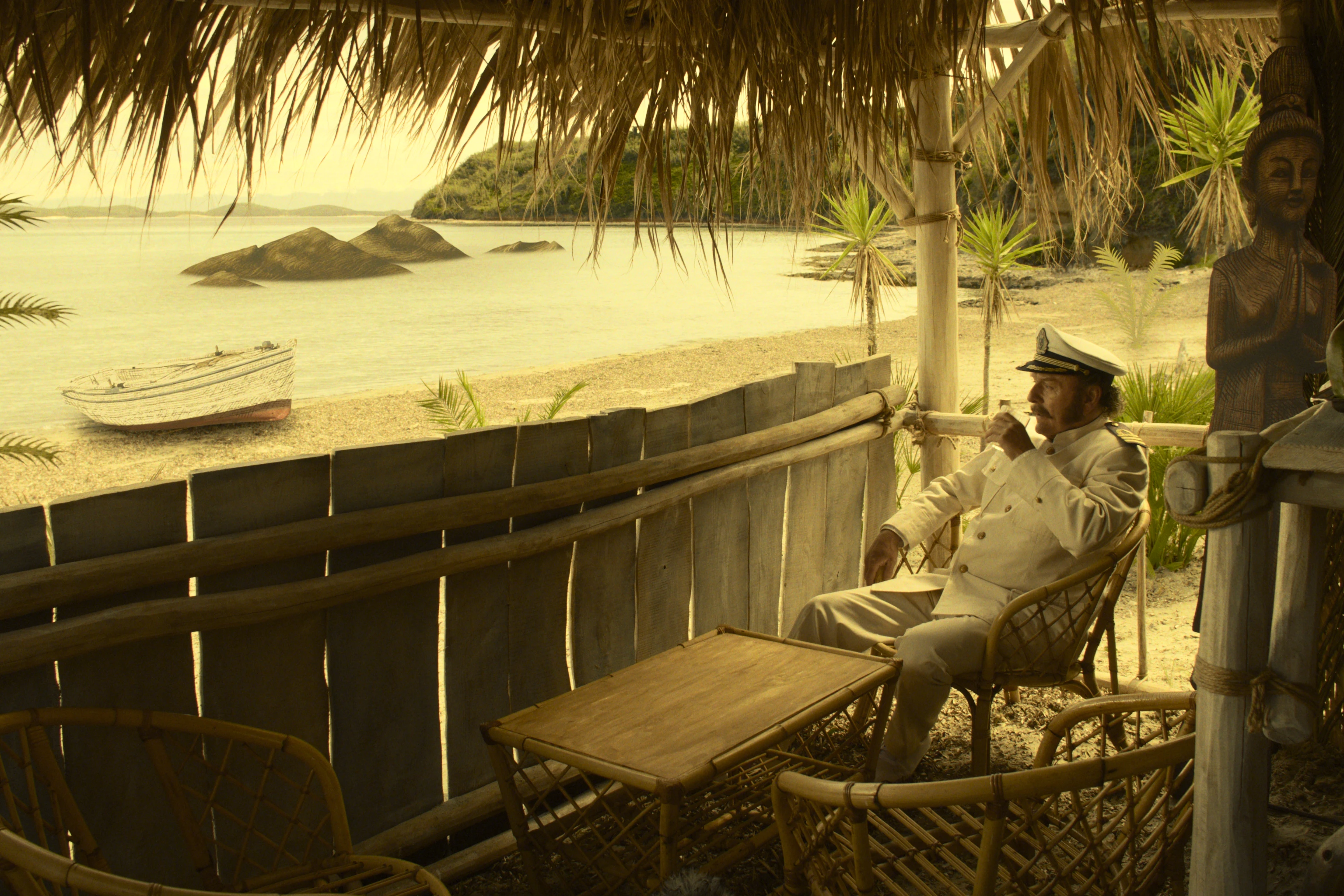 Vojna s mlokmi - Scéna - Kapitán Vantoch v Tichomorí 