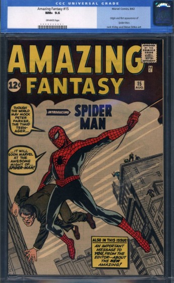 Spider-Man - Amazing Fantasy č. 15 (9,6) 