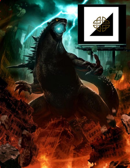 Godzilla - Poster - Teaser z Comic Conu 2012 v San Diegu 