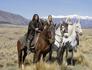 The Lord of the Rings: The Two Towers - Traja na koňoch Legolas, Aragorn a Gandalf na koňoch