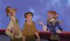Treasure Planet: doktor Doppler, Jim a Amelia Treasure Planet: doktor Doppler, Jim a Amelia