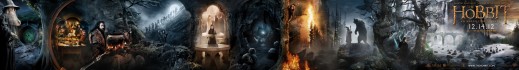 Hobbit, The: An Unexpected Journey - Plagát - Banner dlhý - Sériový plagátový 